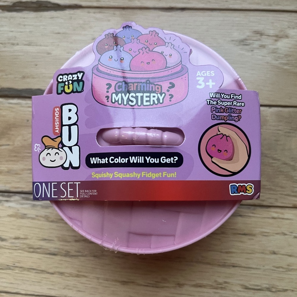 VALENTINES SQUISHY BUN DUMPLING MYSTERY BLIND BOX FIVE BELOW CRAZY FUN CHARMING